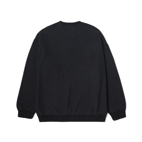 Huf Mason Black Herren-Sweatshirt mit Rundhalsausschnitt