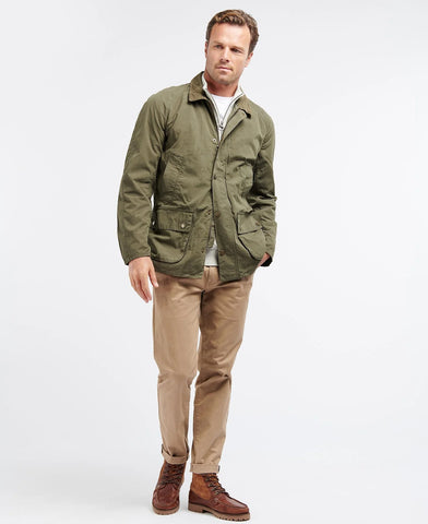 Barbour Ashby Casual men's light green jacket
