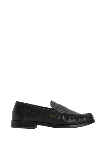 Barbour Herren-Mokassin Linford aus Leder, Schwarz