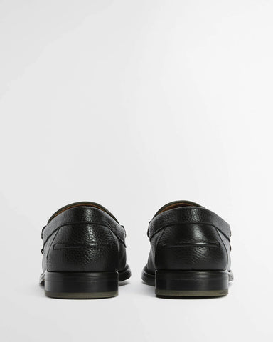 Barbour Herren-Mokassin Linford aus Leder, Schwarz