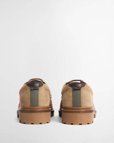 Barbour Scarpa da uomo in pelle scamosciata Paxton Apron beige