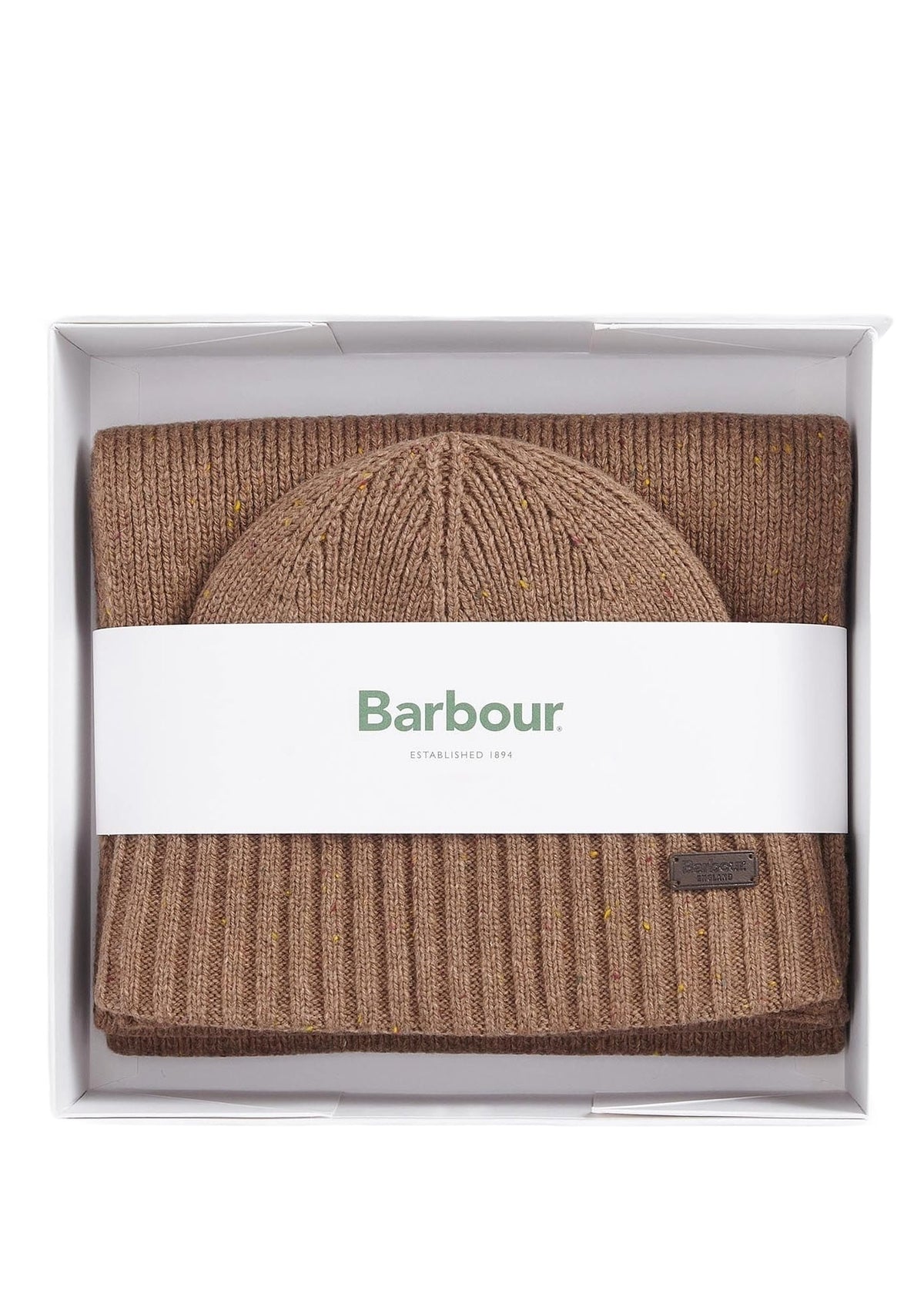 Barbour Set da Regalo unisex Carlton Fleck Beige