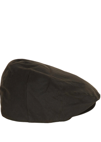 Barbour Waxed Green Men's Flat Cap