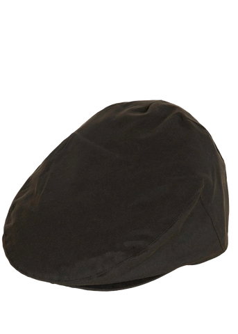 Barbour Waxed Green Men's Flat Cap