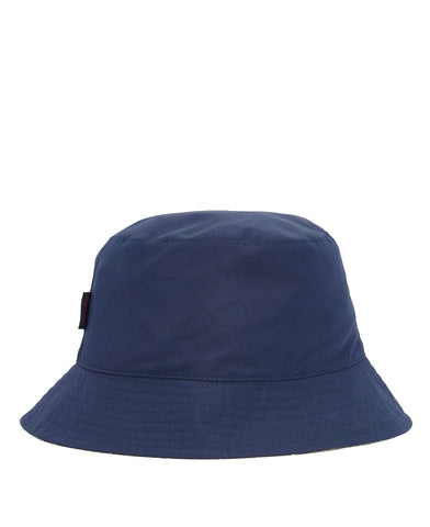Barbour Hutton blue/tartan reversible bucket hat