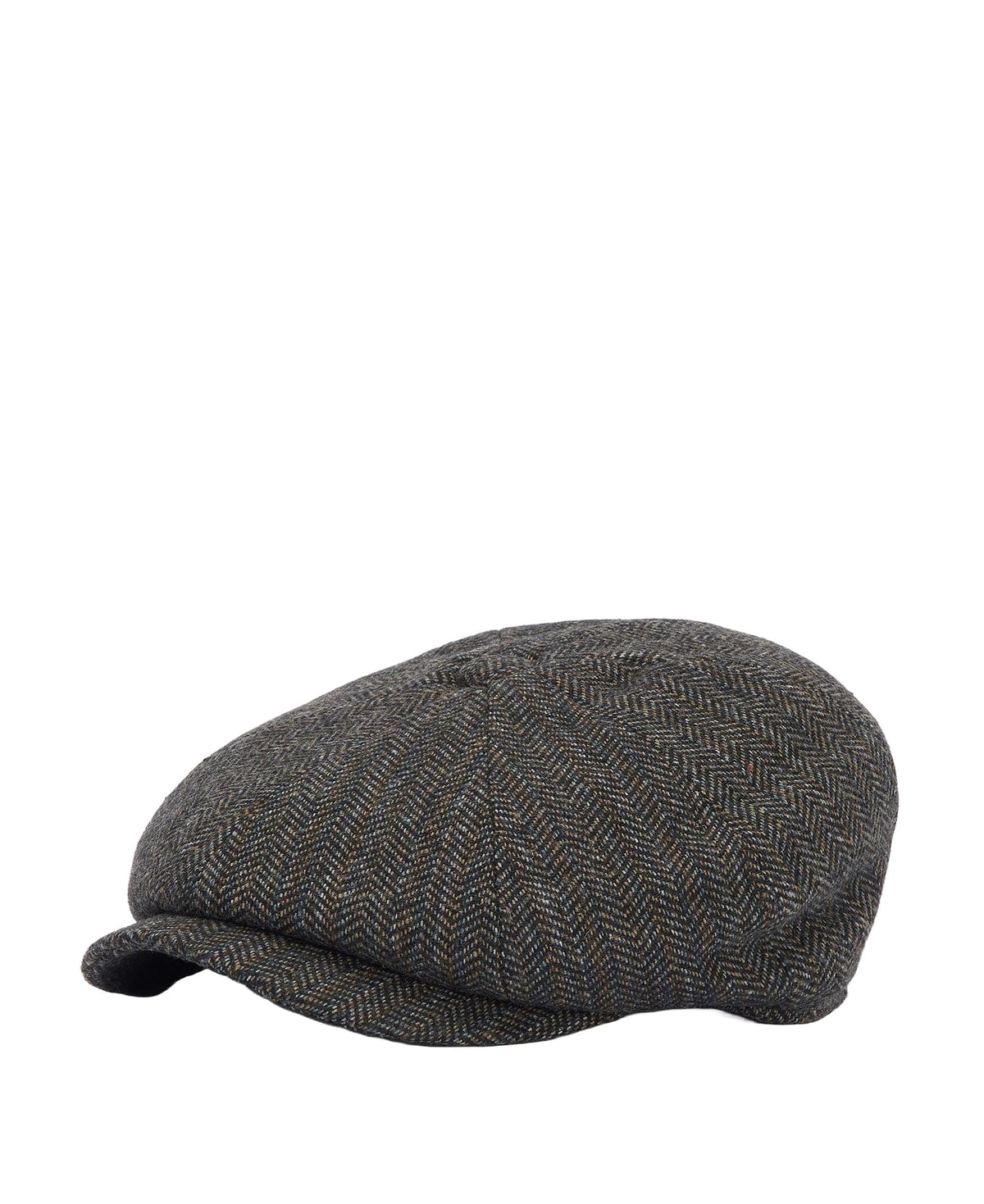 Barbour Fyne Tweed Men's Flat Cap Green