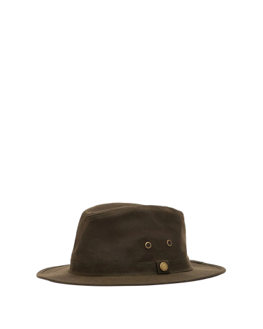 Barbour Cappello cerato da uomo Crayton verde