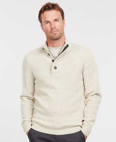 Barbour Maglia in lana merino da Uomo Essential Patch