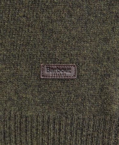 Barbour Maglia in lana da uomo  Essential Patch Verde