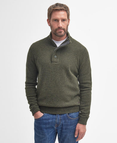 Barbour Maglia in lana da uomo  Essential Patch Verde