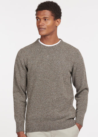 Barbour Essential Tisbury Men's Wool Sweater Grey