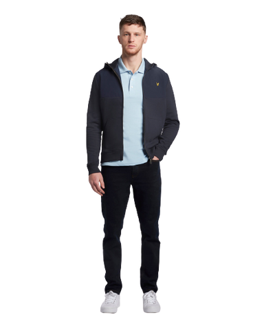 Lyle &amp; Scott Softshell-Jersey-Kapuzenpullover mit Reißverschluss ML1314V-Z271