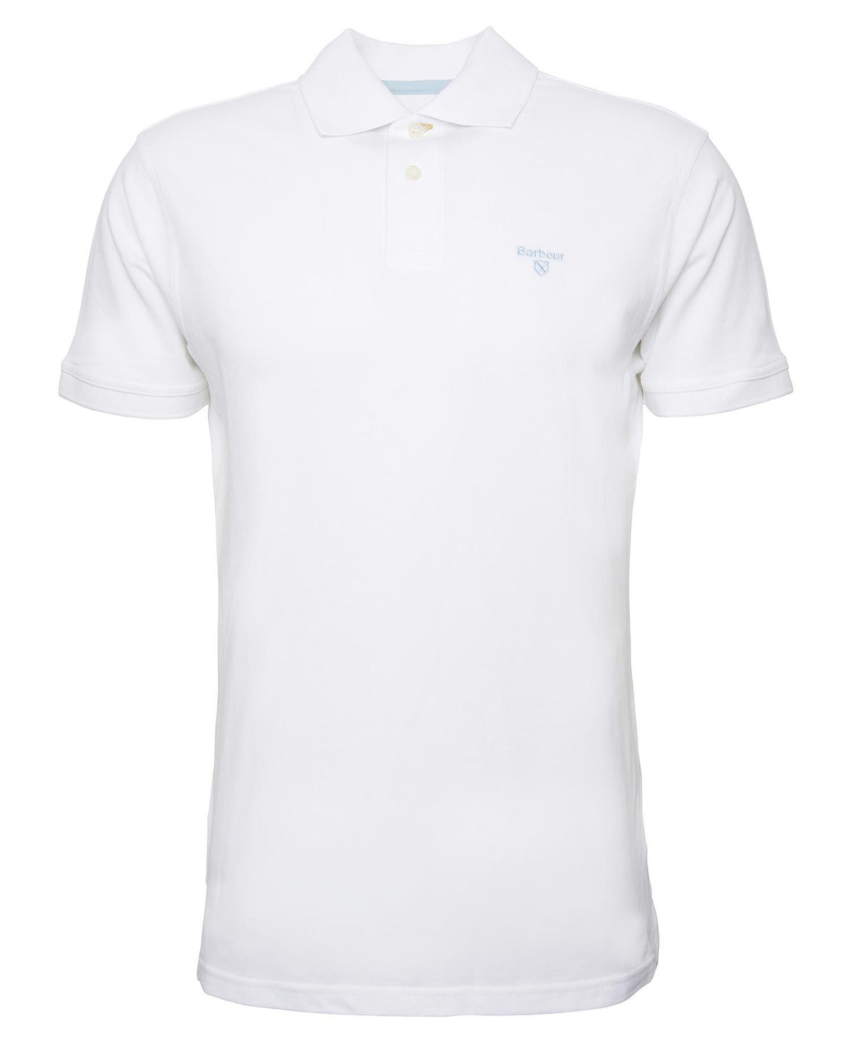 Barbour White men's lightweight sports polo