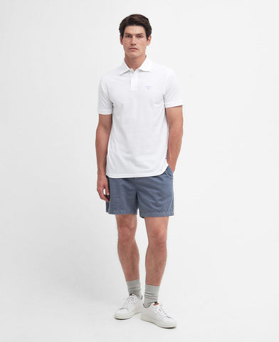 Barbour White men's lightweight sports polo