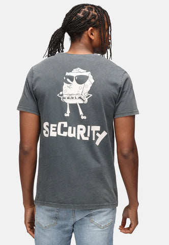 ReCovered T-Shirt da uomo manica corta SpongeBob Security