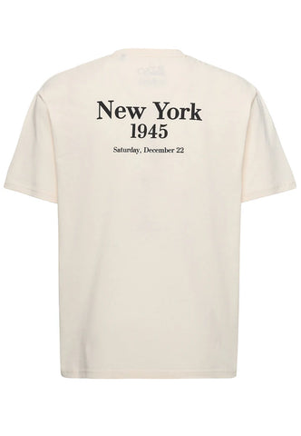 ReCovered T-Shirt uomo menica corta The Godfather Nwe York 1945 beige