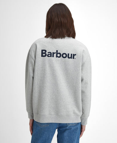 Barbour Brushed Nicholas Herren-Sweatshirt mit Rundhalsausschnitt, Grau