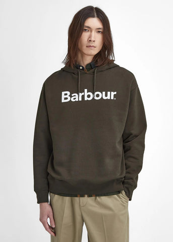 Barbour Brushed Nicholas Herren Kapuzenpullover Grün