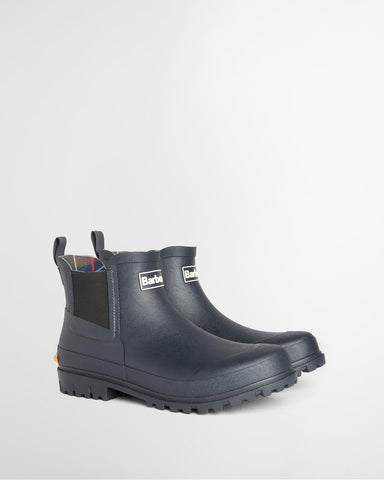 Barbour Stivaletto da uomo in gomma Andale Chelsea blu