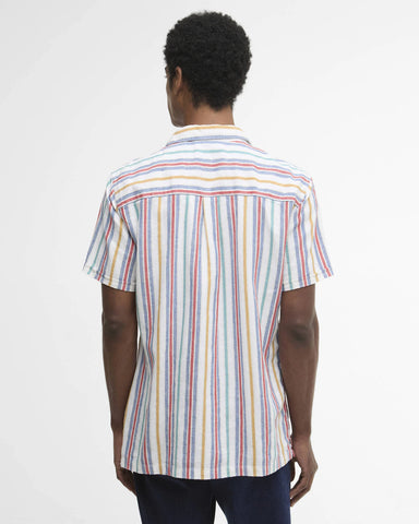 Barbour Camicia rigata da uomo manica corta Waterbay