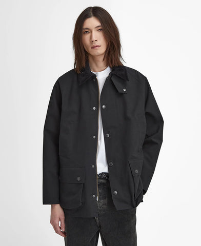 Barbour Giacca cerata da uomo Classic Bedale Nero