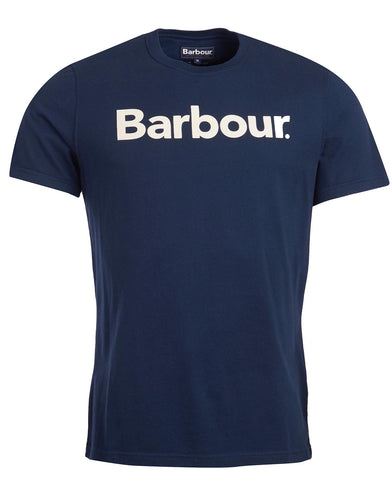 Barbour Men's T-Shirt Logo blue