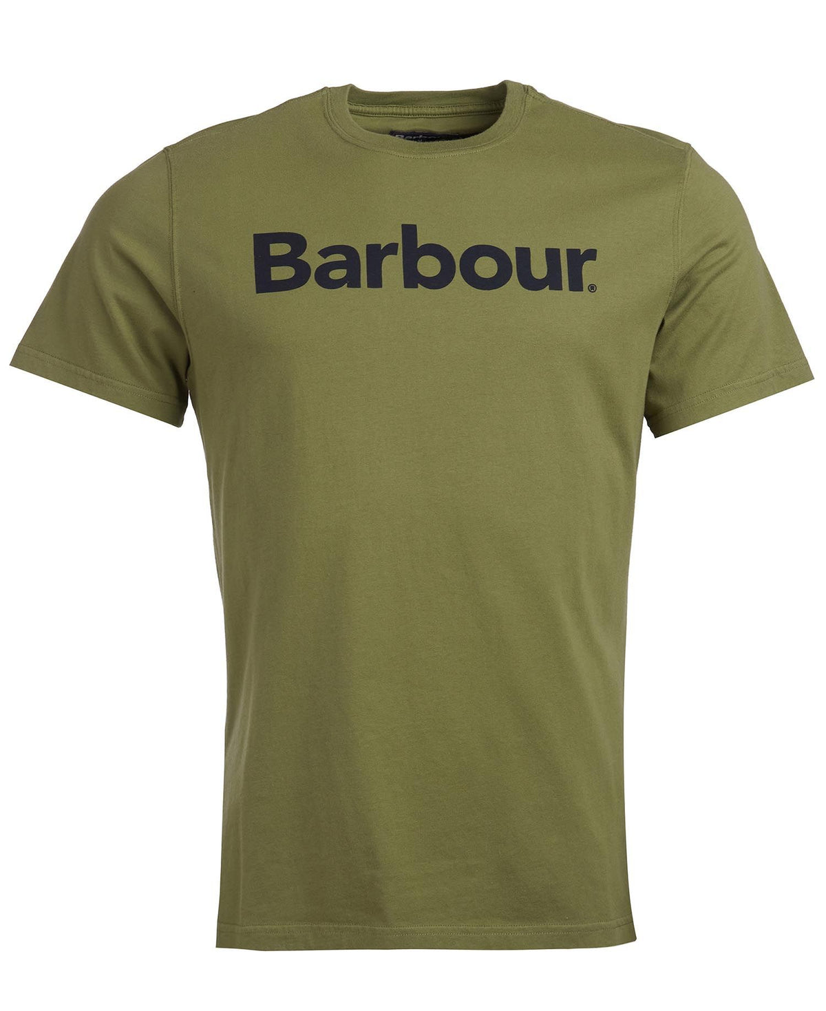 Barbour Men's T-Shirt Green Logo