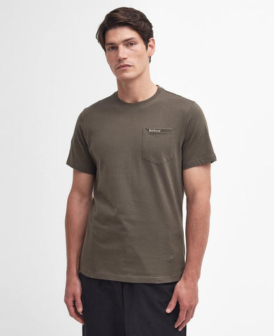 Barbour Men's T-Shirt with Langdon pocket