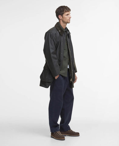 Barbour Giacca da Uomo Classic Northumbria Wax Verde