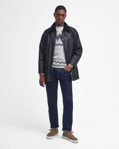 Barbour Giacca cerata da uomo Beaufort nera MWX0017BK91