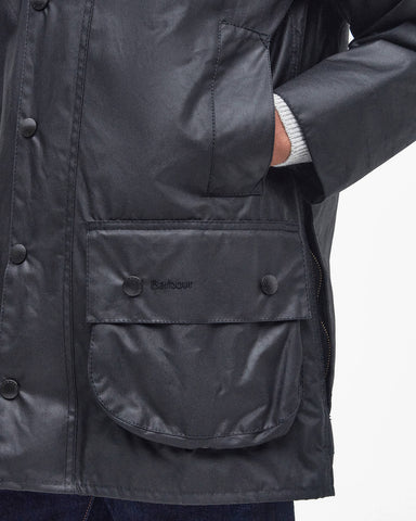 Barbour Giacca cerata da uomo Beaufort nera MWX0017BK91