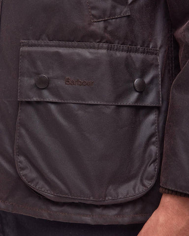 Barbour Giacca da uomo cerata Bedale Waxed marrone scuro