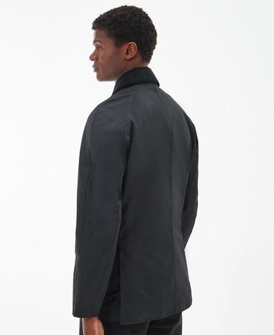 Barbour Ashby Waxed Jacket for Men Black