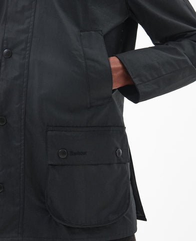 Barbour Ashby Waxed Jacket for Men Black