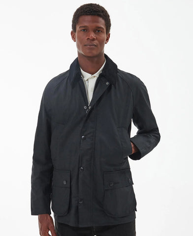 Barbour Ashby Waxed Jacket for Men Black