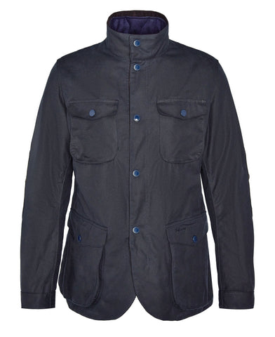 Barbour Ogston Wax Jacket for Men Blue