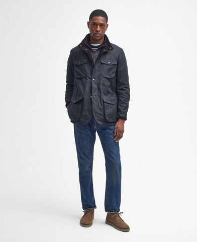 Barbour Giacca cerata da uomo Ogston Blu