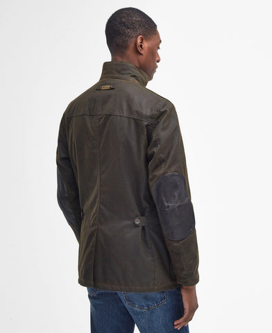 Barbour Giacca da uomo cerata Ogston Wax verde