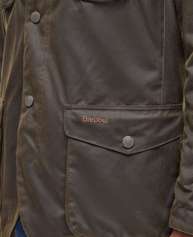 Barbour Giacca da uomo cerata Ogston Wax verde