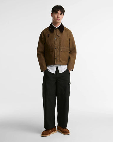 Barbour Giacca da uomo cerata SL Spey beige scuro MWX1212SN31