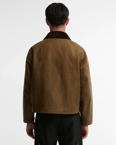 Barbour Giacca da uomo cerata SL Spey beige scuro MWX1212SN31