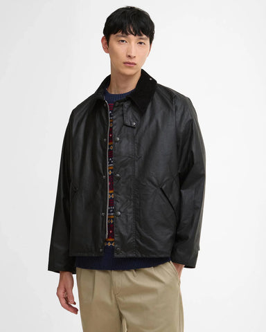 Barbour Giacca cerata da uomo Os Transport  MWX1678BK91