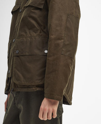 Barbour Giacca da uomo cerata Re-Engineered Durham Verde