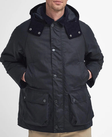 Barbour Giacca uomo cerata moderna Beaufort wax Blu