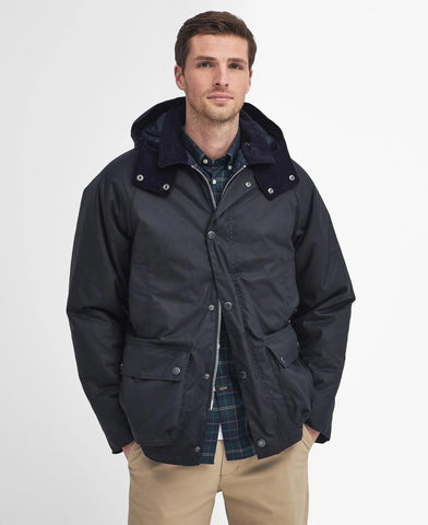 Barbour Giacca uomo cerata moderna Beaufort wax Blu