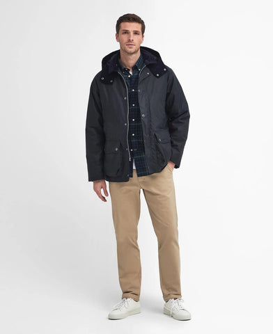 Barbour Giacca uomo cerata moderna Beaufort wax Blu