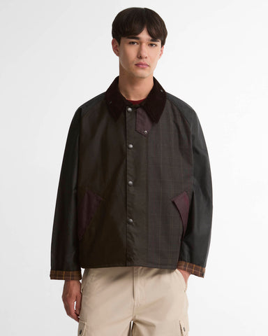 Barbour Giacca cerata da uomo Patchwork Transport MWX2499OL71