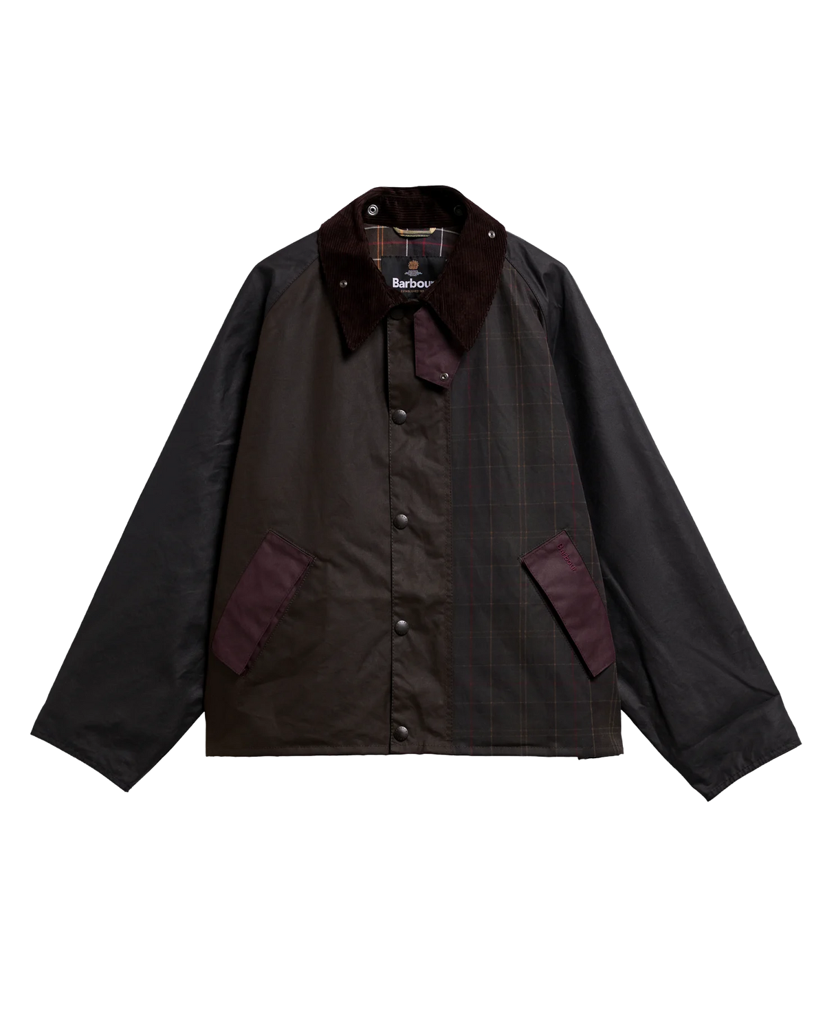 Barbour Giacca cerata da uomo Patchwork Transport MWX2499OL71