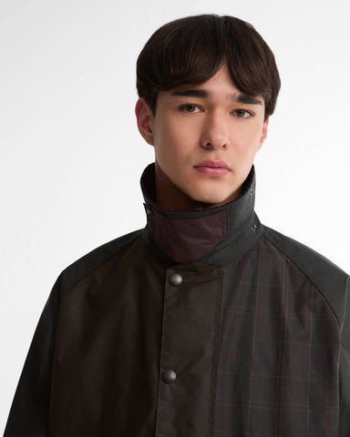 Barbour Giacca cerata da uomo Patchwork Transport MWX2499OL71