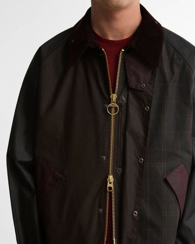 Barbour Giacca cerata da uomo Patchwork Transport MWX2499OL71